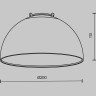 Подвесной светильник MAYTONI BOWL PARITY TR126B-20W3K-B