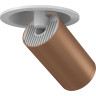 Встраиваемый светильник MAYTONI FOCUS S белый и медь матовая C048CL-1WC